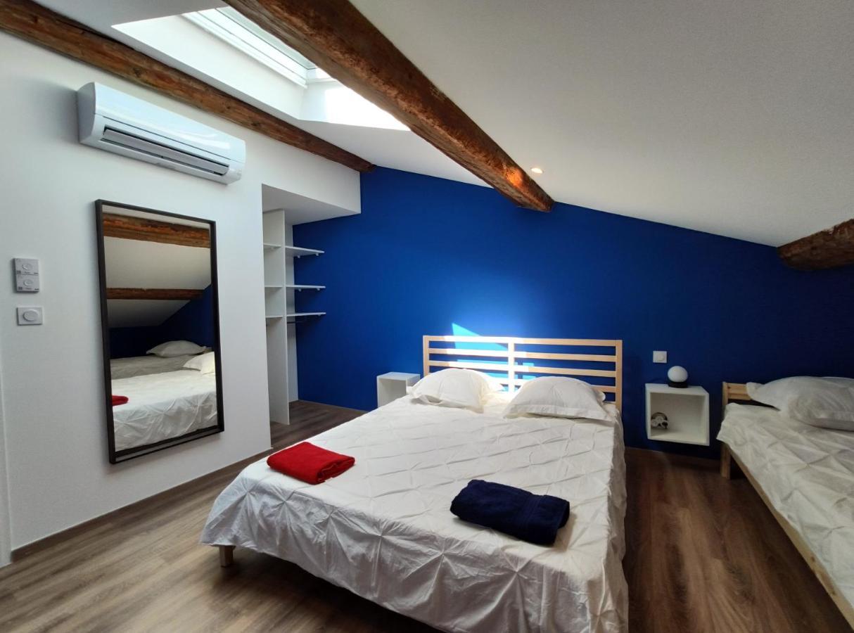 Colormix 3 Etoiles - 95M2 Plein Centre - Ensoleille Climatise Leilighet Mèze Eksteriør bilde
