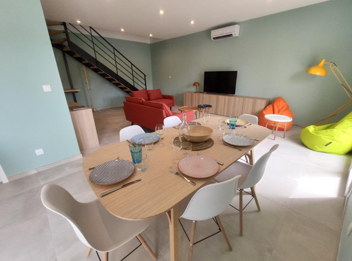 Colormix 3 Etoiles - 95M2 Plein Centre - Ensoleille Climatise Leilighet Mèze Eksteriør bilde